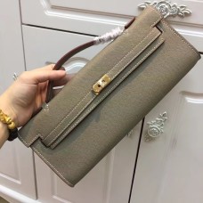 YSL Sac Chaîne Tassel 22cm Cuir Lisse Noir Argent
