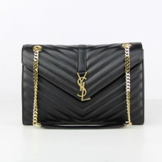 YSL Saint Laurent Classic Grand Sac Monogram Noir 31cm