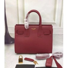 Saint Laurent Sac De Jour Petit Cabas Vin 22cm