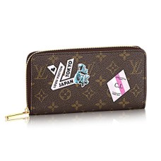 Louis Vuitton P00179 Portefeuille Zippy My World Tour Monogram Canvas