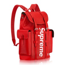 Louis Vuitton x Supreme M53414 Christopher PM Sac à dos en cuir épi
