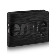 Louis Vuitton x Supreme Slender Wallet M67718 Epi Cuir