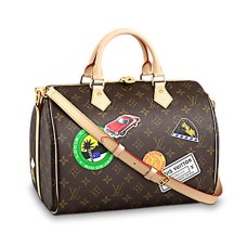 Louis Vuitton Speedy Bandouliere 30 My World Tour P00174 Toile Monogram
