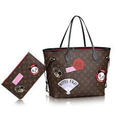 Louis Vuitton Neverfull MM My World Tour P00176 Toile Monogram