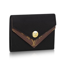 Portefeuille compact Louis Vuitton Double V M64420 Cuir Taurillon