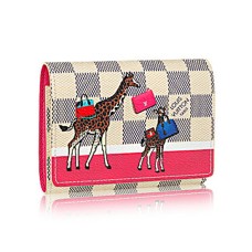 Portefeuille Louis Vuitton Victorine N60059 Toile Damier Azur