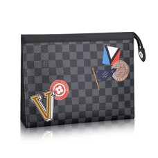 Louis Vuitton Pochette Voyage MM N64442 Toile Damier Graphite