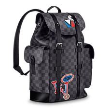 Sac à dos Louis Vuitton Christopher PM N41055 Toile Damier Graphite