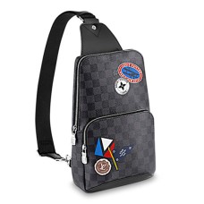 Louis Vuitton Avenue Sling Bag N41056 Toile Damier Graphite