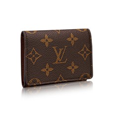 Louis Vuitton Enveloppe Carte de Visite M63801 Toile Monogram