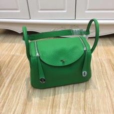 Hermes Lindy 30cm Sac à main Vert Argent