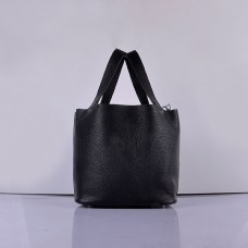 Hermes cuir de veau 8616 sac à main noir