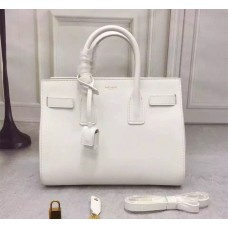 Saint Laurent Sac De Jour Cabas Blanc 32cm