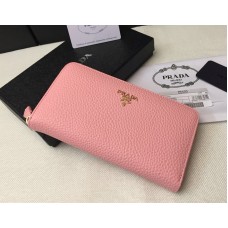 Portefeuille Prada Zipper 1M0506 Rose