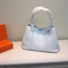 Hermes Garden Party Sac à main Petit 31cm Blanc