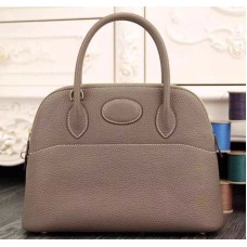 Sac Hermes Bolide 31cm Togo Cuir Elephant Gris