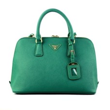 Sac cabas Prada 0812 vert foncé motif croix