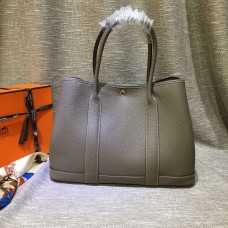 Hermes Garden Party Sac à main Grand 36cm Gris