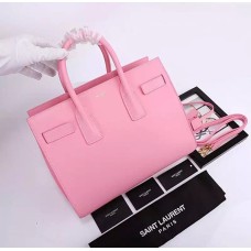 Sacs fourre-tout en cuir de vache rose Downtown YSL