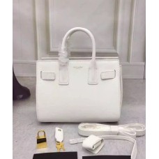 Saint Laurent Sac De Jour Petit Cabas Blanc 22cm