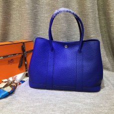 Hermes Garden Party Sac à main Grand 36cm Bleu électrique