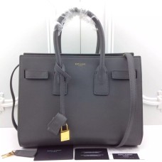 Sacs fourre-tout en cuir de vache gris Downtown YSL
