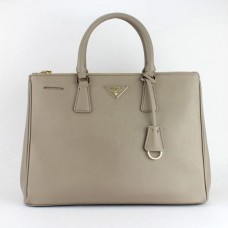 Sac cabas Prada 1786 gris à motif croisé