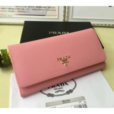 Prada 1M1132 Portefeuille Cuir Saffiano Rose