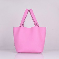 Hermes cuir de veau 8616 sac à main rose cerise