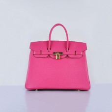 Hermes Birkin 35cm Togo en cuir Sacs à main Rose Doré
