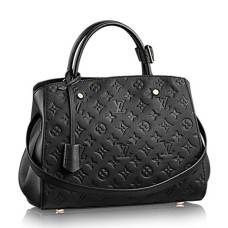 Louis Vuitton M41048 Montaigne MM Tote Bag Monogram Empreinte Cuir