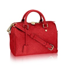Louis Vuitton M41187 Speedy 25 Tote Bag Monogram Empreinte Cuir