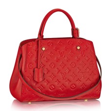 Louis Vuitton M41194 Montaigne MM Tote Bag Monogram Empreinte Cuir