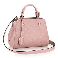 Louis Vuitton M41199 Montaigne BB Tote Bag Monogram Empreinte Cuir