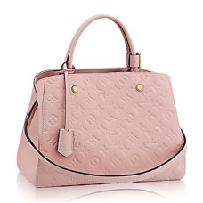 Louis Vuitton M41394 Montaigne MM Tote Bag Monogram Empreinte Cuir
