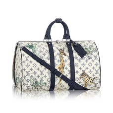 Louis Vuitton M41449 Keepall 45 Bandouliere Duffel Bag Monogram Enduit Toile