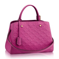 Louis Vuitton M41675 Montaigne MM Tote Bag Monogram Empreinte Cuir