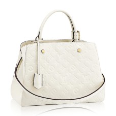Louis Vuitton M41698 Montaigne MM Tote Bag Monogram Empreinte Cuir