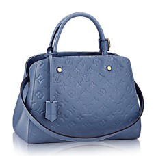 Louis Vuitton M41757 Montaigne MM Tote Bag Monogram Empreinte Cuir