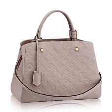 Louis Vuitton M42294 Montaigne MM Tote Bag Monogram Empreinte Cuir