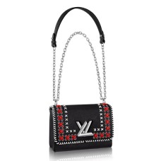 Louis Vuitton M42778 Twist MM Sac à bandoulière en cuir épi