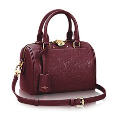 Louis Vuitton M43500 Speedy Bandouliere 20 Tote Bag Monogram Empreinte Cuir