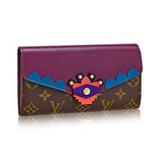 LLouis Vuitton M61347 Sarah Wallet Totem Toile Monogram