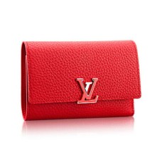 Louis Vuitton M62158 Portefeuille Compact Capucines Cuir Taurillon