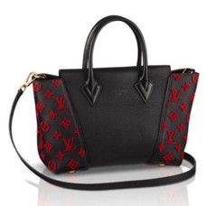 Louis Vuitton M94608 W BB Tote Bag Monogram Velours Veau Cachemire Magnolia Cuir