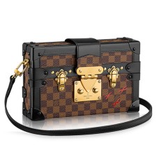 Louis Vuitton N41003 Petite Malle Sac Bandoulière Damier Ebene Toile
