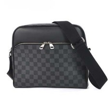 Louis Vuitton N41408 Dayton Reporter PM Sac Messenger Damier Toile Graphite