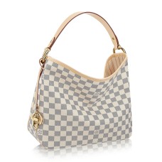 Louis Vuitton N41462 Délicieux Sac Hobo PM Damier Azur Toile