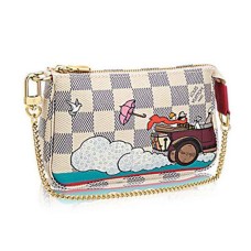 Louis Vuitton N41463 Mini Pochette Accessoires Evasion Damier Azur Toile