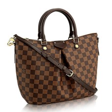Louis Vuitton N41546 Siena MM Tote Bag Damier Ebene Toile